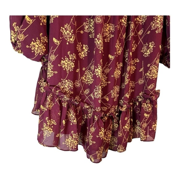 Cinq a Sept Zola Chiffon Floral Print Minidress NWT - Picture 8 of 9